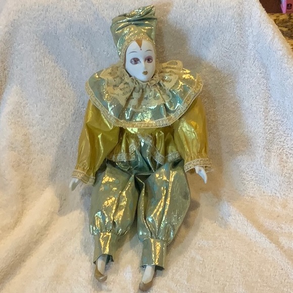 Porcelain clown doll - Picture 1 of 9